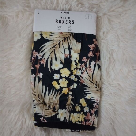 🆕🩳Express Men's Botanical Print Boxer - Picture 1 of 2